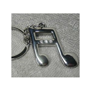 12 Keychains confeti en forma de música notable para fiestas de cumpleaños barato