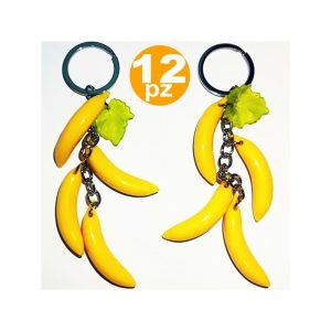 12 Pening Favor 3 Bananas Holder Key Crecer Cumpleaños 18 años Comunión barato