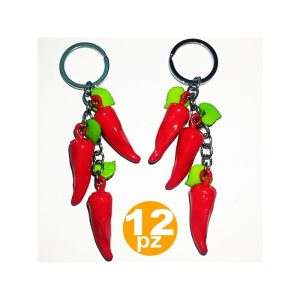 12 favores colgante 3 Corni Keychain Cumpleaños 18 años de comunión barato