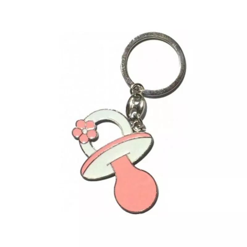 12 favores de llavero para el bautismo nacimiento de metal amargo de metal rosa metal barato
