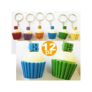 12 favores taza de taza de tope de cerámica de cumpleaños de 18 años titular de llave de cerámica barato