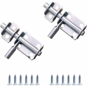 2 uds pestillos de puerta de seguridad cerradura de puerta pestillo de pestillo de acero inoxidable pequeño dispositivo antirrobo para puertas barato