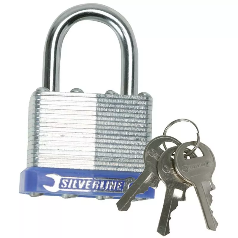 224515 - candado laminado (40 mm) - Silverline barato