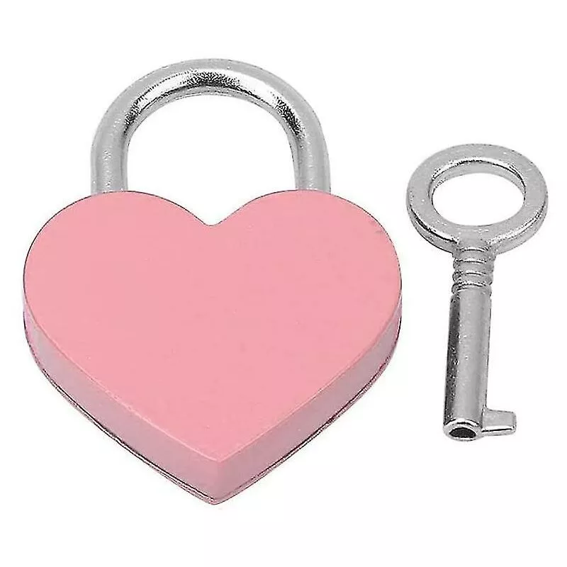2er-Pack Auspicioso 2-teiliges Herzschloss mit Schlüssel