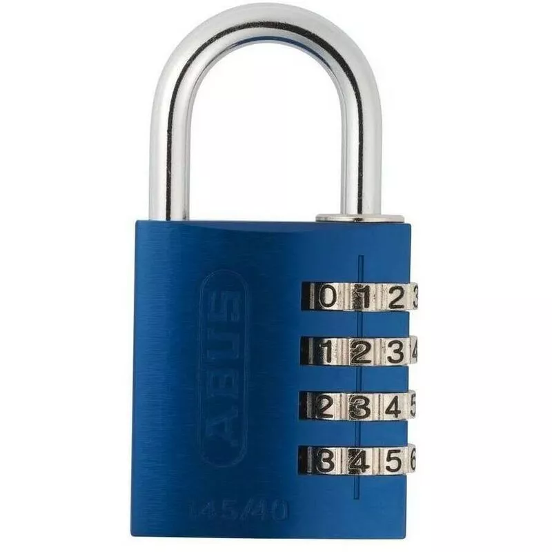 495236 - Candado aluminio combinacion 40mm 4 dígitos azul blister - Abus barato