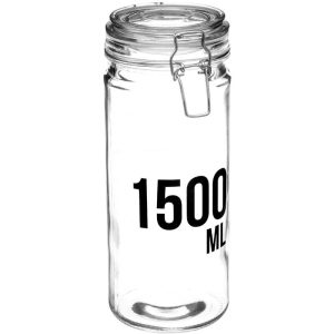 5five - Tarro de cristal herméticamente cerrado capacidad 1