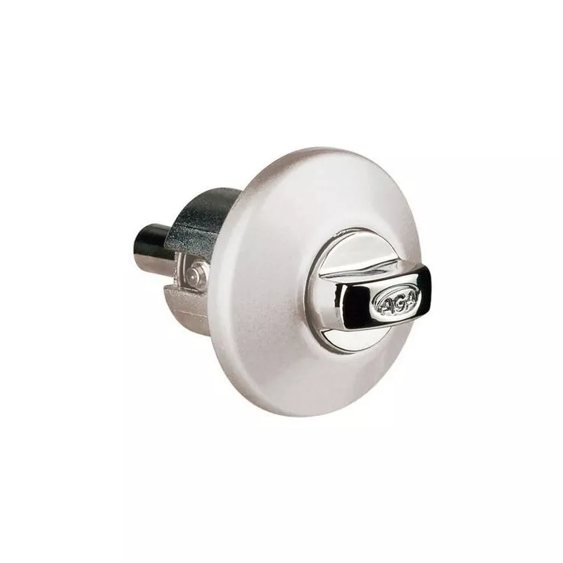 AGA - cerradura pulsador puerta corredera 418 blanco barato