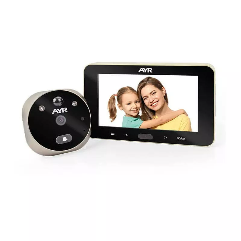 AYR - Mirilla Digital Grabadora Full 759-HD Niquel Satinado barato