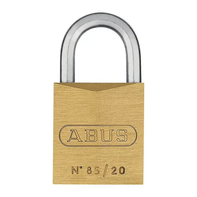Abus - Candado cilíndrico 85/20 gl Cuerpo de la cerradura Ancho 21 mm ms gl.0393 barato