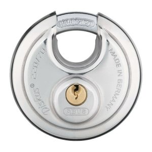 Abus - Candado de cilindro 220/70 ancho del cuerpo de la cerradura 70 mm en acero inoxidable barato
