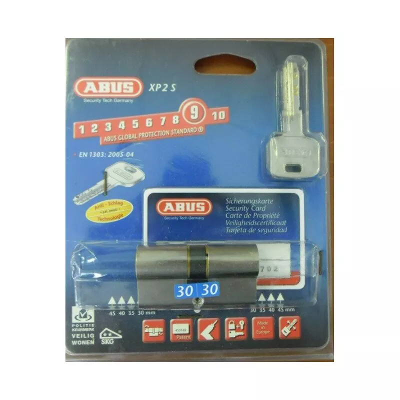 Abus - Cylindre Radial haute sécurité breveté avec 3 clés + Carte propriétaire D:30x30 barato