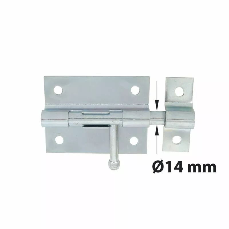 Afbat - Cerradura caja palanca + cerradero acero zincado gris barato