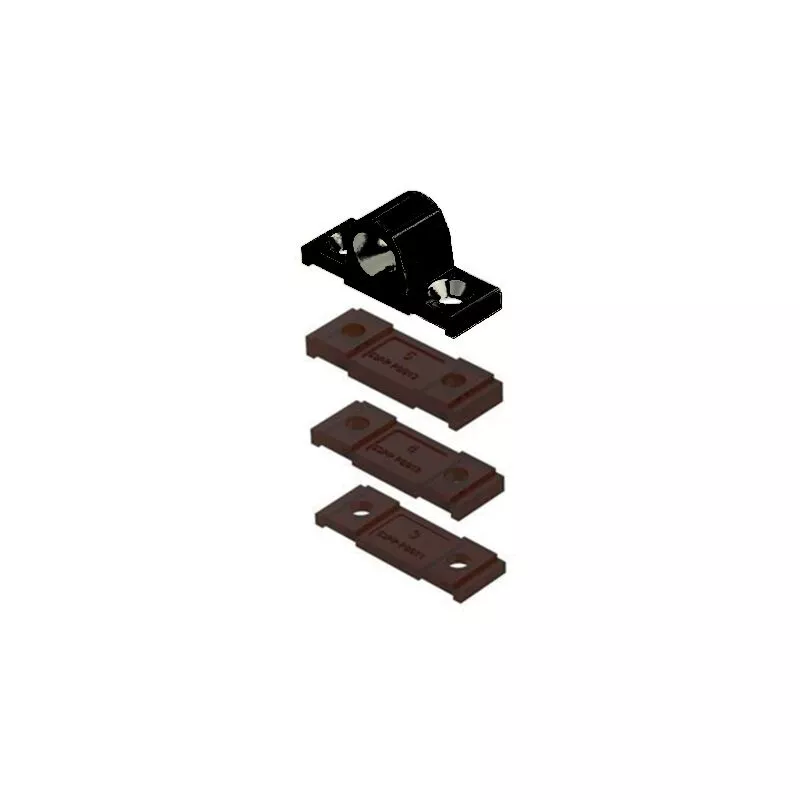 Alma Componentes - Kit de cerradero alma - Ral 9005 Negro - 240K-CER-9005 barato