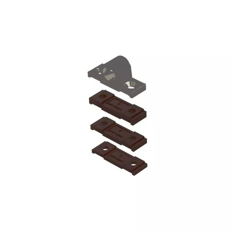 Alma Componentes - Kit de cerradero alma - Ral 9006 Gris - 240K-CER-9006 barato
