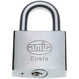 Amig - Candado Latón Cromado modelo 601 llaves iguales barato