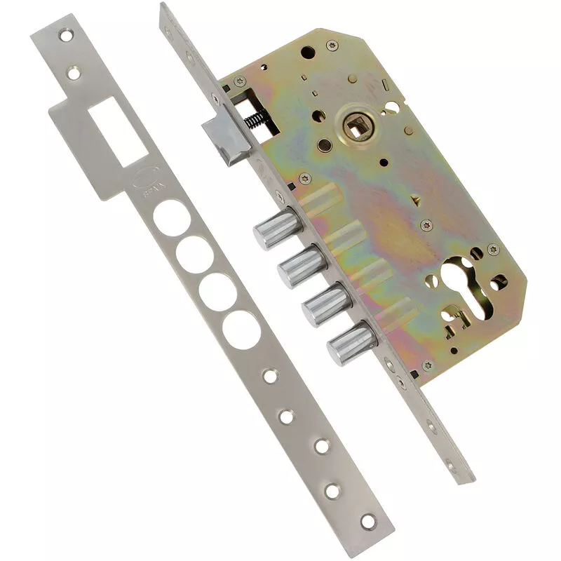 Amig - Cerradura Acero Cromado mate modelo 100 base barato