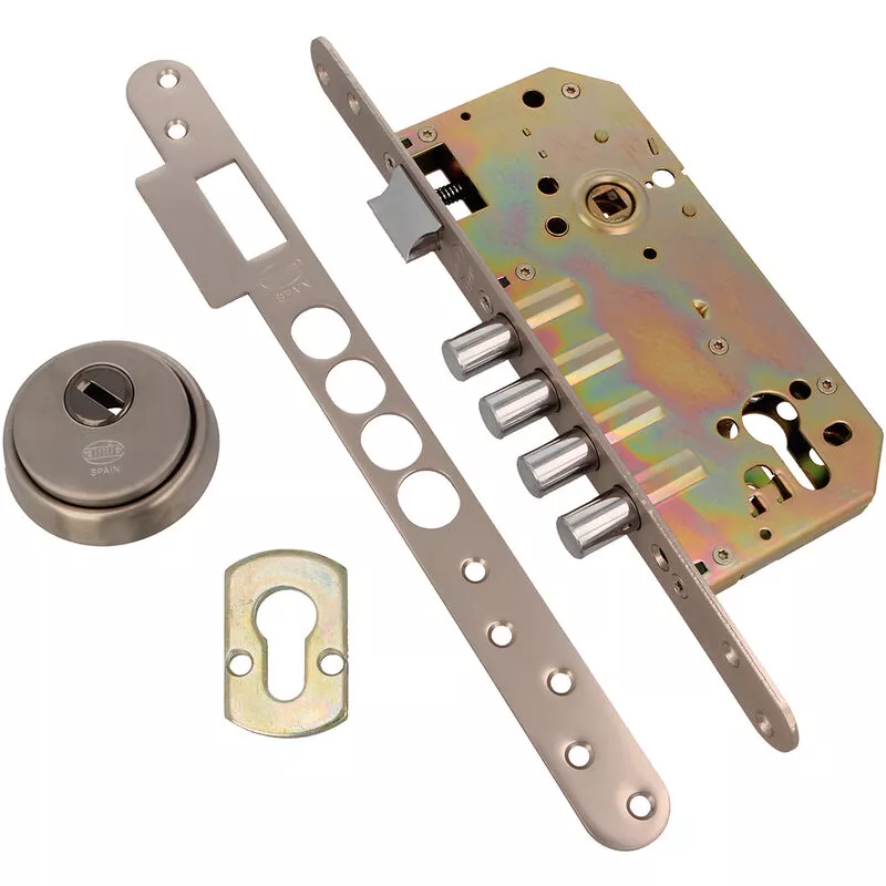 Amig - Cerradura Acero Cromado mate modelo 111 barato