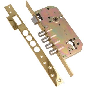 Amig - Cerradura Acero Latonado barnizado modelo 100 base barato