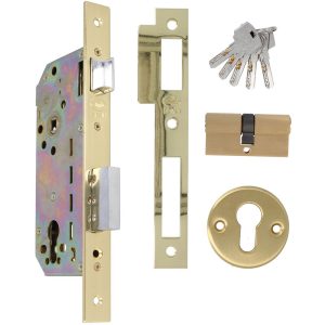 Amig - Cerradura Acero Latonado barnizado modelo 340 barato