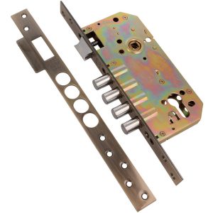 Amig - Cerradura Acero inoxidable 18/8 Mate modelo 100 base barato