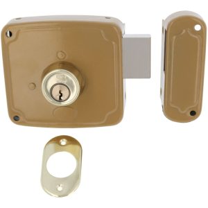 Amig - Cerradura sobreponer Acero Esmaltado oro modelo 72PU barato