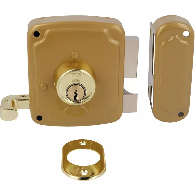 Amig - Cerradura sobreponer Acero Esmaltado oro modelo 72U barato