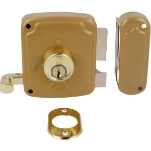 Amig - Cerradura sobreponer Acero Esmaltado oro modelo 72U barato