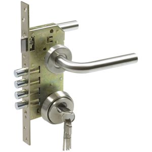 Amig - Kit cerradura madera + manilla Mate modelo 4 2 barato