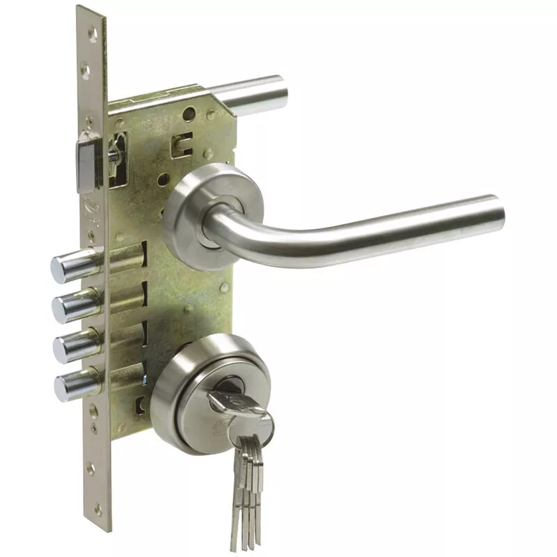 Amig - Kit cerradura madera + manilla Mate modelo 4 2 barato