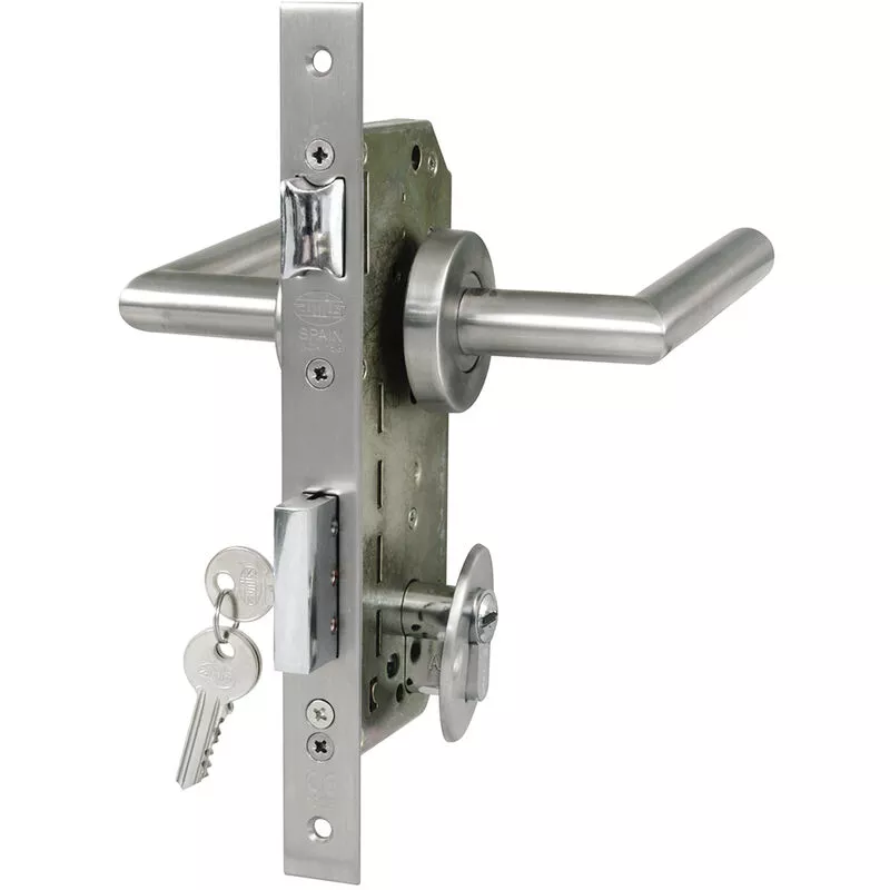 Amig - Kit cerradura madera + manilla Mate modelo quelepa barato