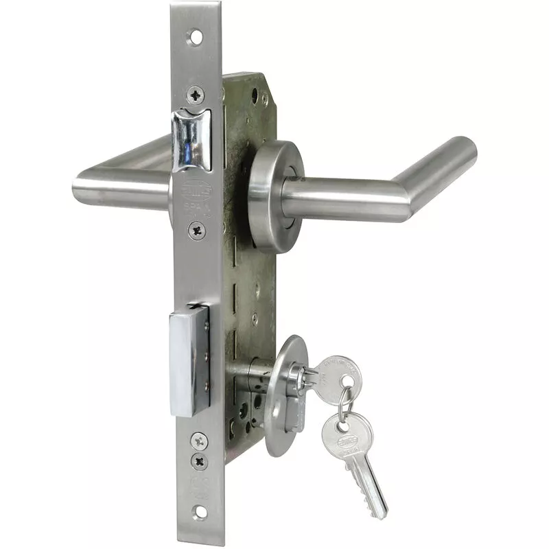 Amig - Kit cerradura madera + manilla Mate modelo tikal barato