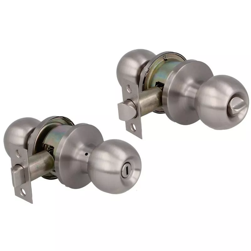 Amig - Pomo Puerta 60/70Mm 11132 Cromo/Mate Privado Bola barato