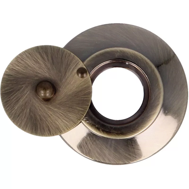 Amig - Tapa mirilla Latón Cromado mate modelo 2 barato