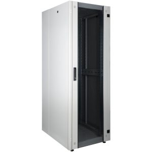 Armario EcoRack 32U 19" blanco de pie con puerta de cristal 600 x 800 x 1536 mm - Cablemarkt barato