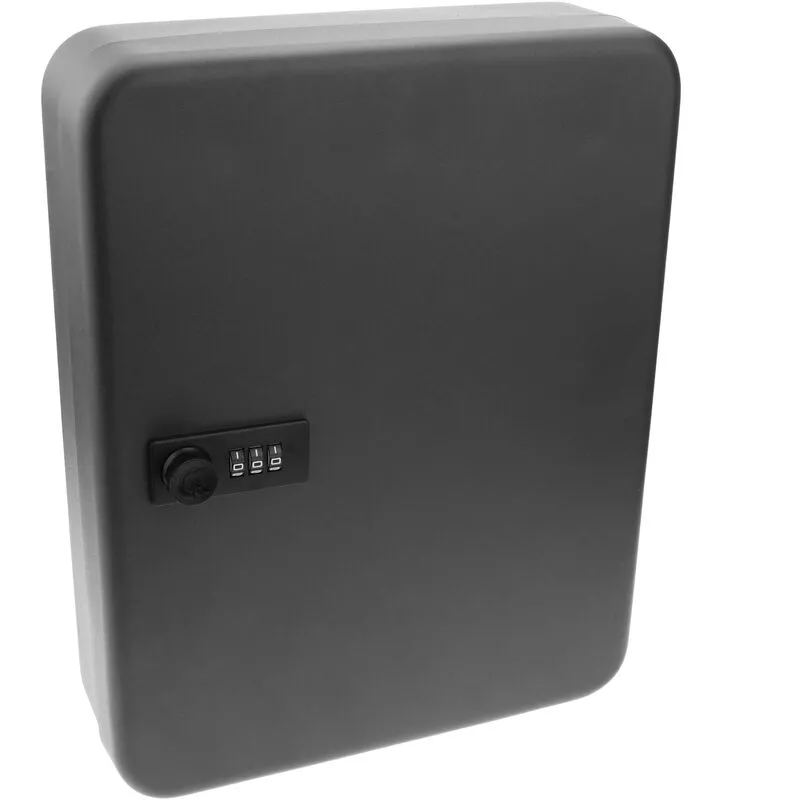 Armario de llaves con 45 ganchos y cerradura con combinación de 3 dígitos - Primematik barato