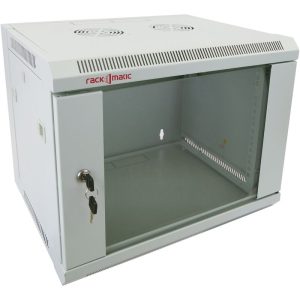 Armario rack mural 19'' 9U 570x450x520mm pared SOHORack desmontado diy Blanco RAL7035 de - Rackmatic barato