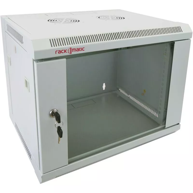 Armario rack mural 19'' 9U 570x450x520mm pared SOHORack desmontado diy Blanco RAL7035 de - Rackmatic barato
