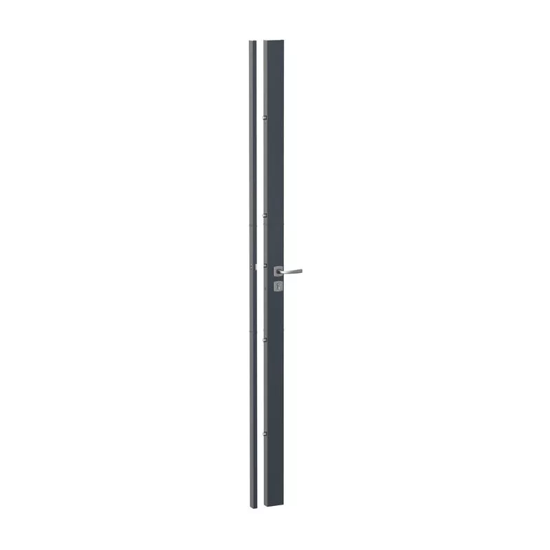 Assa Abloy Cote Picarde - Cerradura protective 41 hdi+ 4 puntos ga 65x35 Tornillo 70 assa abloy 4 Llaves - Gris Muze Cromo Terciopelo - Izquierda barato