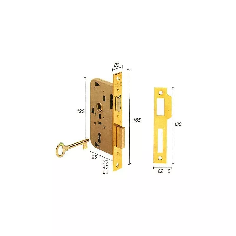 Azbe - cerradura embutir 2002 50 hl tesa barato