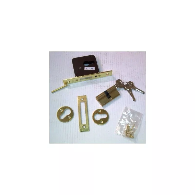 B.zubia - cerradura c/ bombillo 601-70 hierro latonado 60 azbe barato