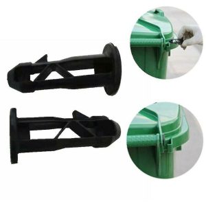 BSR - 10 Uds. Herramienta de fijación de tapa de cubo de basura con bisagras de plástico para cubo de basura de 65mm barato