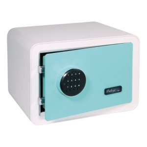 BTV - caja fuerte sobreponer vintage blanca-az barato