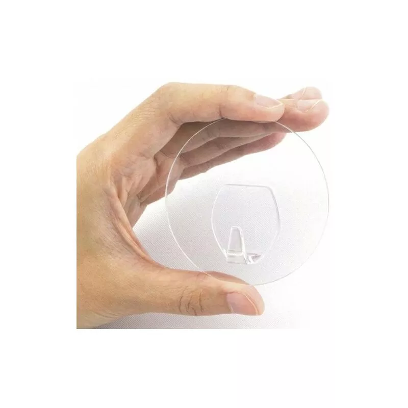 BTV - colgador easy stick 68 mm transparente barato