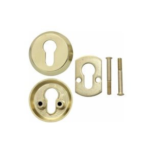 BTV - escudo circular laton dorado barato