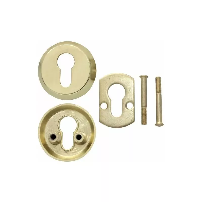 BTV - escudo circular laton dorado barato