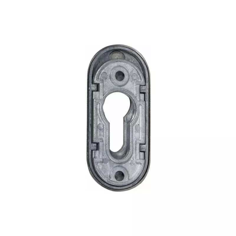 BTV - escudo inox 10 mm espesor ovalado barato