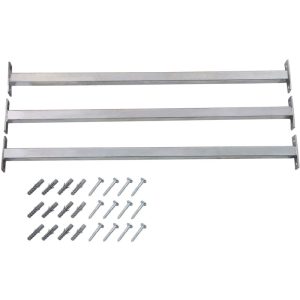 Barras de seguridad ajustables para ventanas 3 uds 710-1200 mm Vidaxl Plateado barato