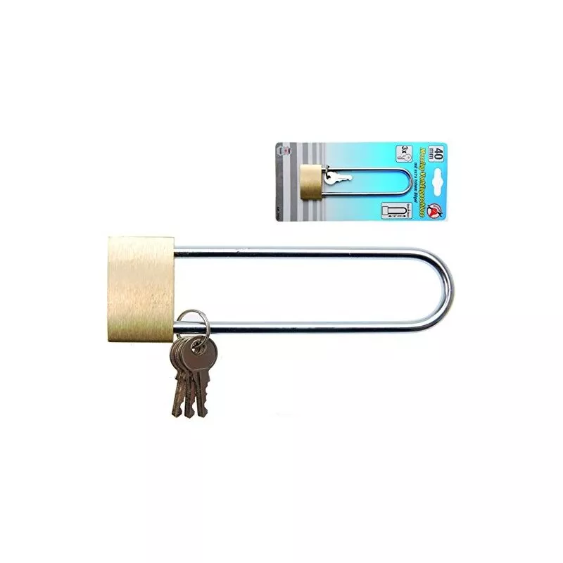 Bgs Diy 3103 Candado De Latón Arco De Cierre Extra Largo 40 Mm barato