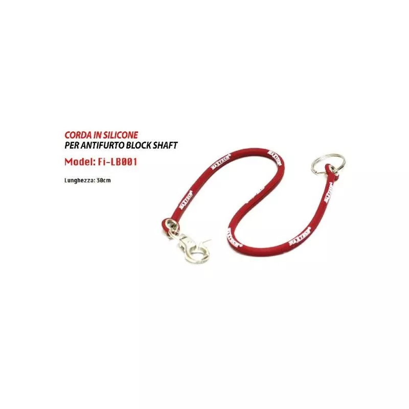 Bloque de bloqueo del eje del eje silicona cable de silicona blocksterzo filb001 rojo barato