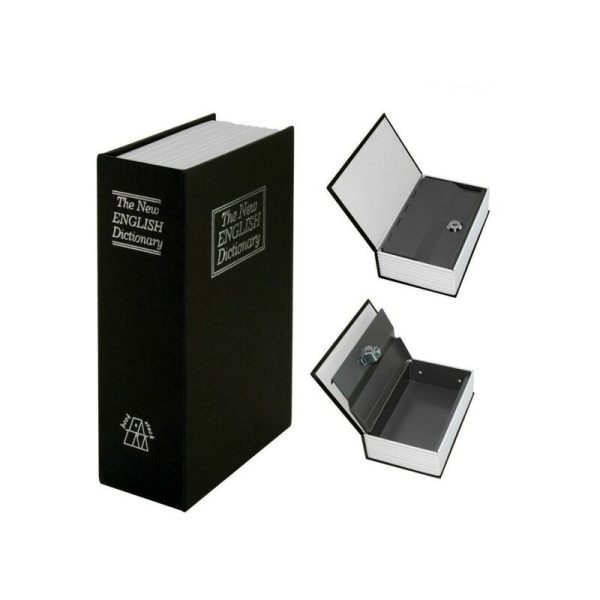 Box De Seguridad Puerto Valor Libro Monedas De Llave De Llave De Metal 240X155X55 Mm Barato